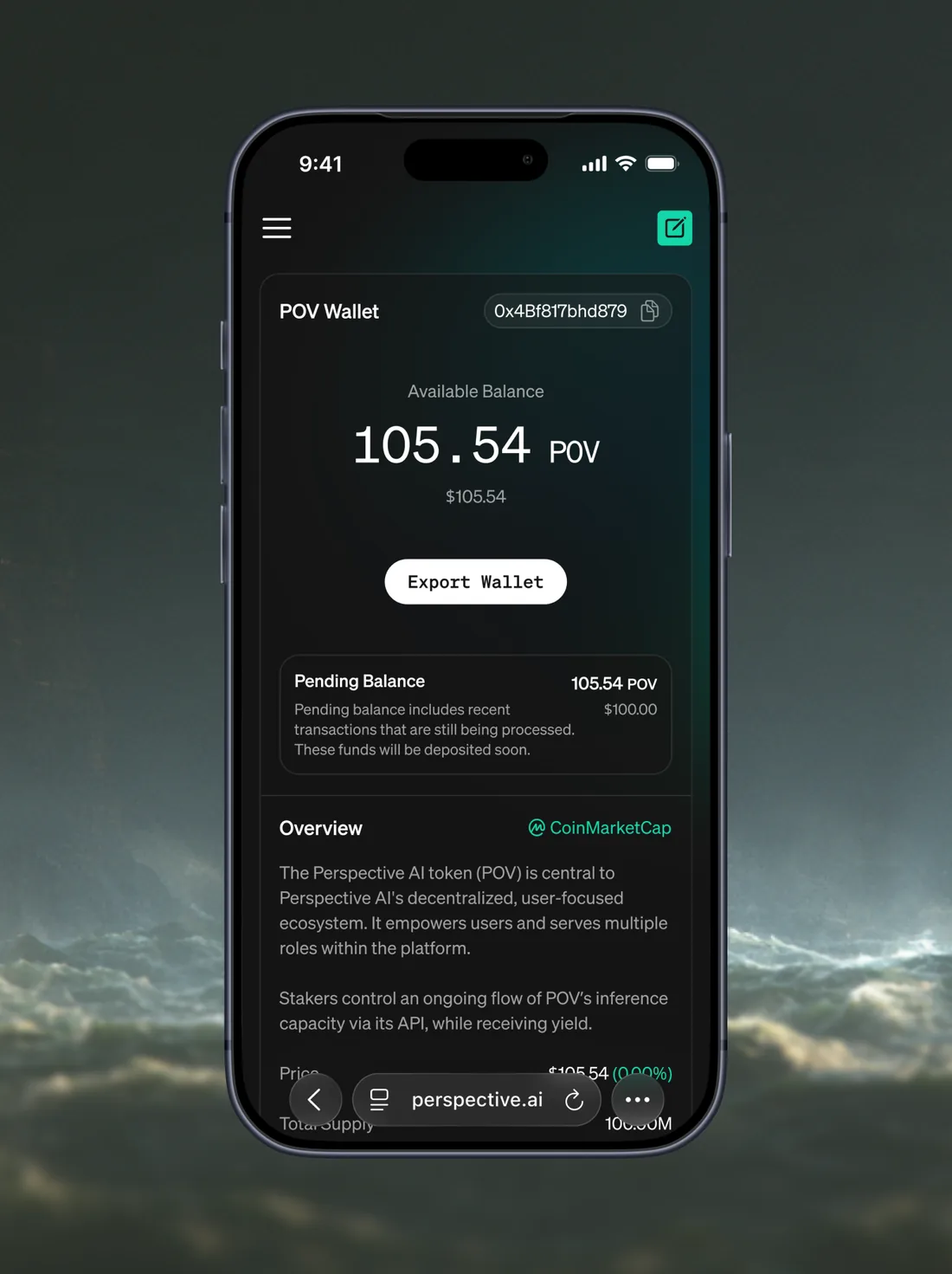 Mobile POV wallet