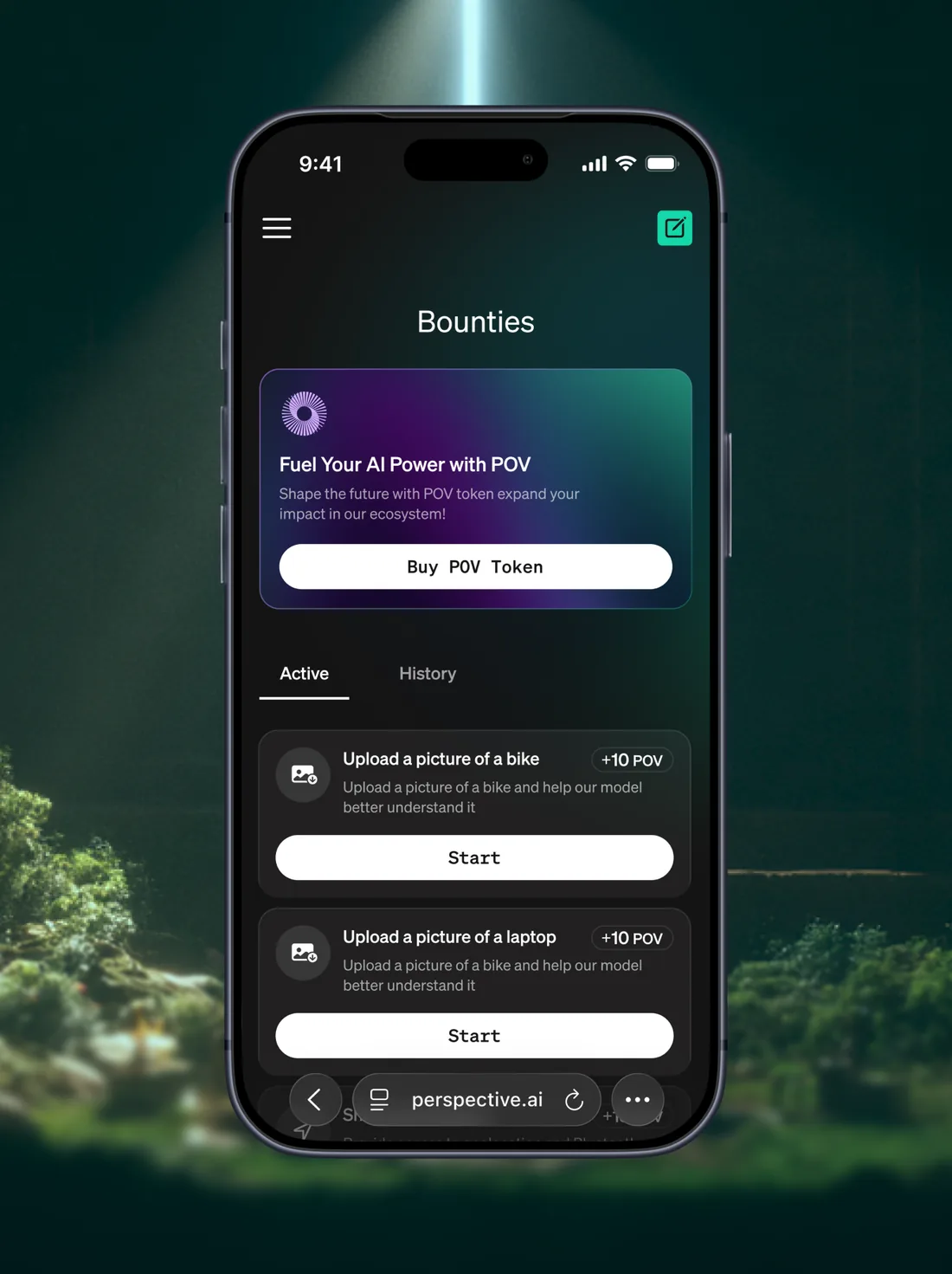 Bounties on mobile